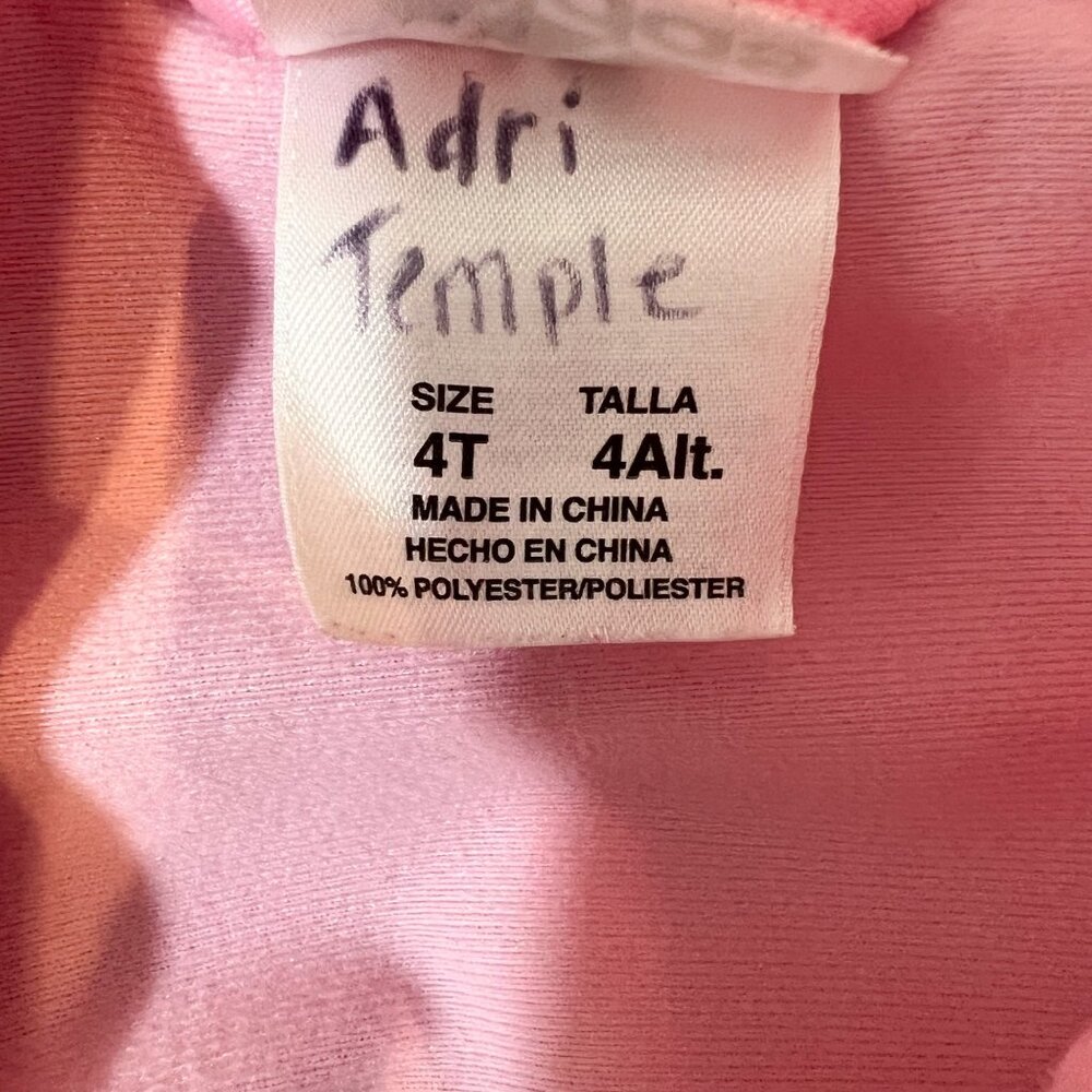 Adidas Girls Pink & White Full Zip Athletic Track Long‎ Sleeve Jacket Size 4T - Picture 7 of 8